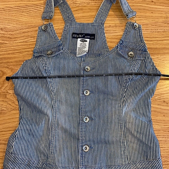 Striped Denim Overalls - Picture 12 of 12